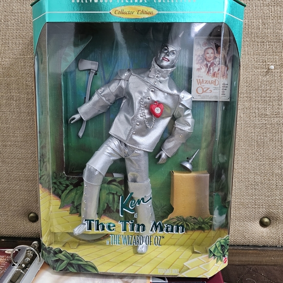 NRFB Ken Tin Man in the Wizard of Oz 1995 Barbie Hollywood Legends Colle… - Picture 12 of 16